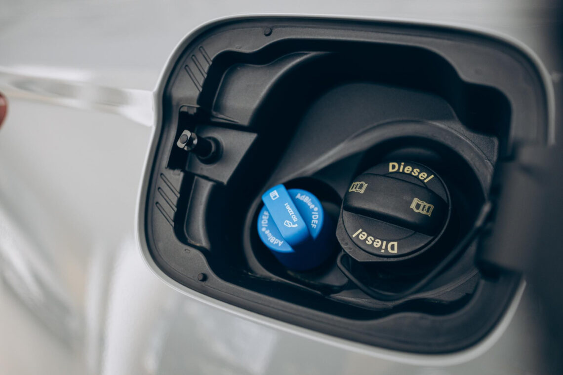 dyzelinio automobilio bakas adblue