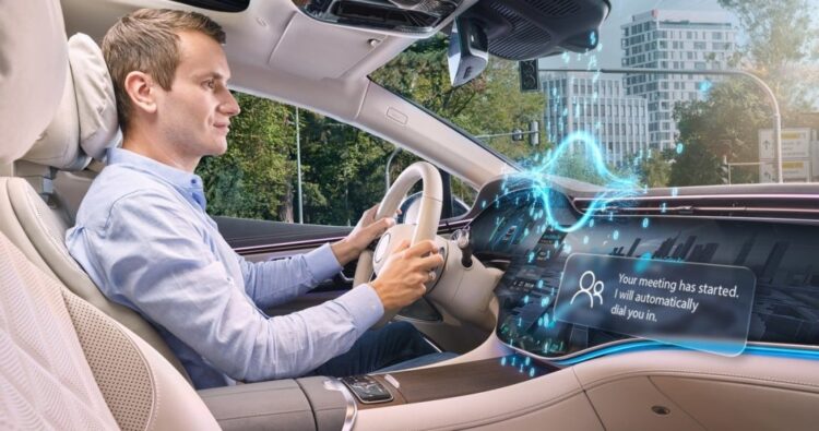 Bosch dirbtinio intelekto automobilio kokpitas
