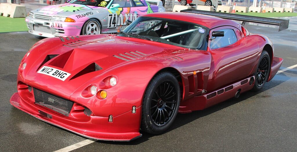 TVR Cerbera Speed 12 itin galingas prototipas