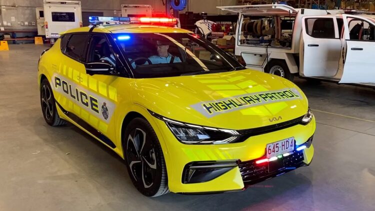 Austrijos policija atsisako elektromobilių – grįžta prie dyzelinių automobilių 1 Austalijos policijos tarnybinis elektromobilis
