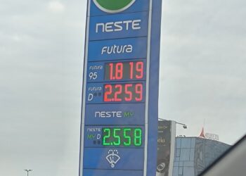 Kuro kainos Neste degalineje Klaipedoje