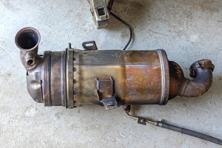 dyzelinio automobilio dpf filtras