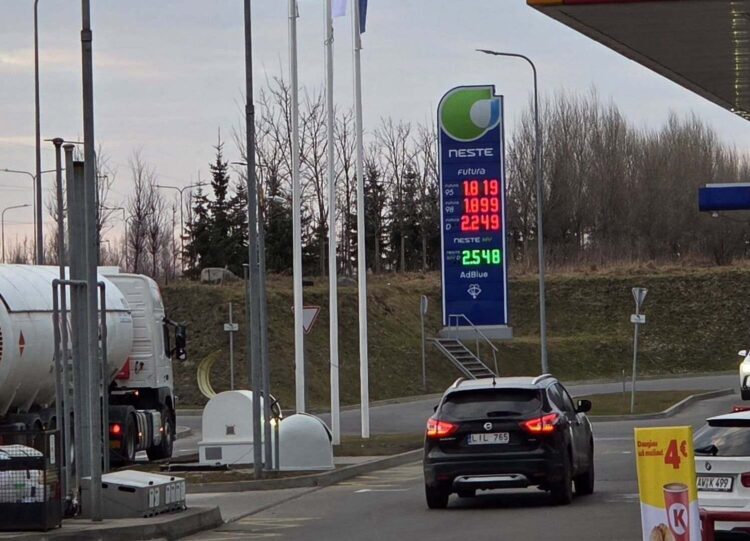 neste kuro kainos vilniuje talino gatveje