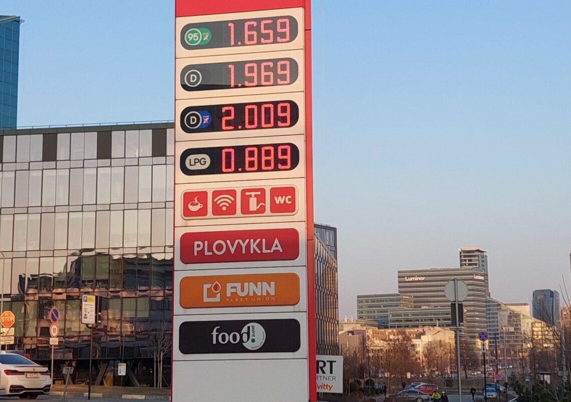 viada kuro kainos benzinas dyzelinas dujos