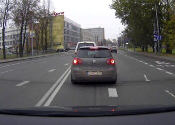 vilnius kalvariju gatve dviguba istisine linija