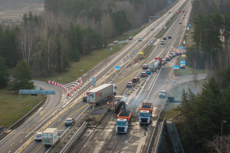 A1 kelio darbai