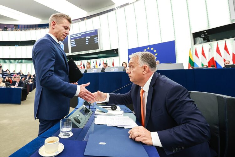 Peter Magyar ir Viktor Orban