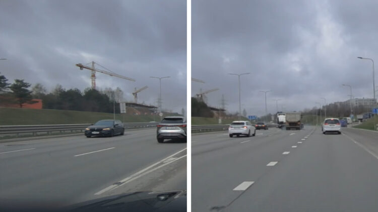 Vilniaus vakariniame aplinkkelyje sunkvežimis užkabino BMW toliau nutiko tai ko vairuotojas tikrai nesitikėjo