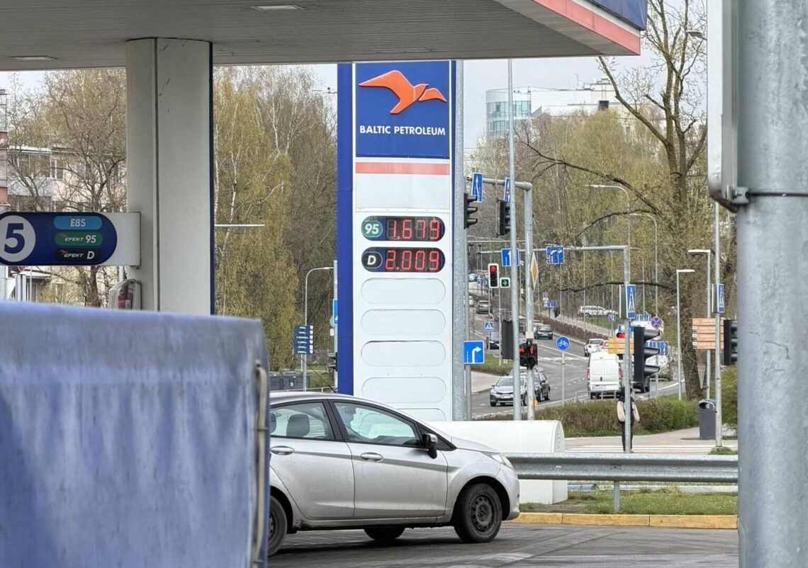kuro kainos baltic petroleum degalineje