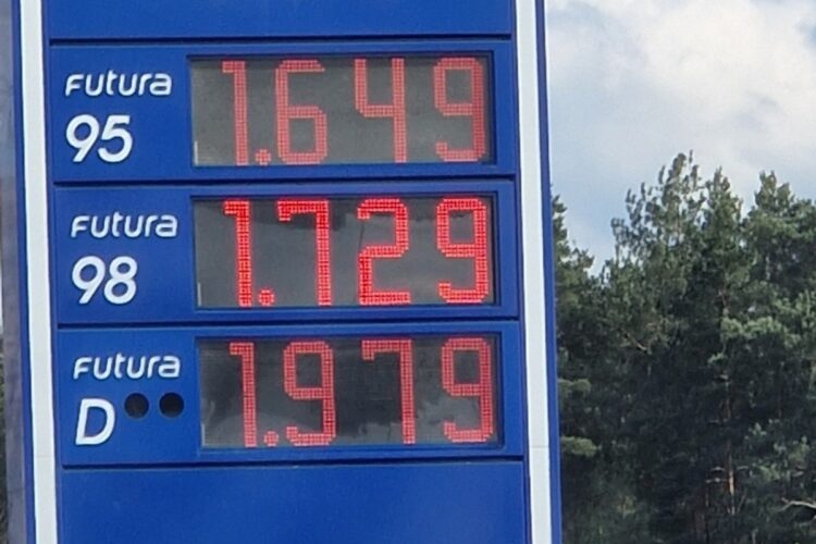 kuro kainos neste degalineje vilniuje pilaiteje