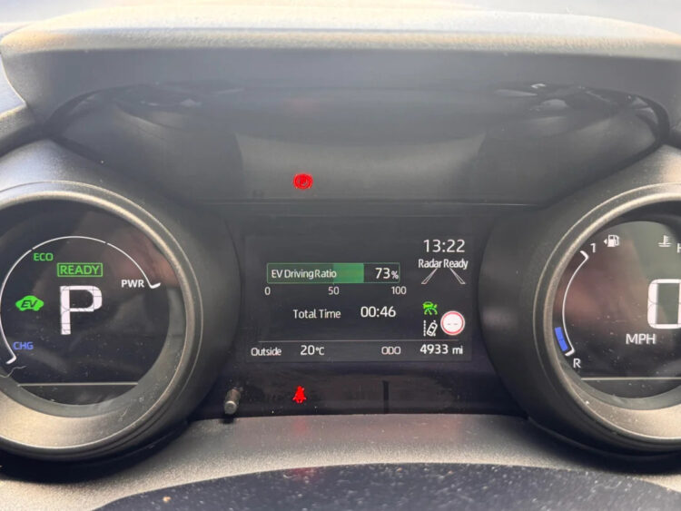 elektromobilio prietaisu skydelis odometras rida