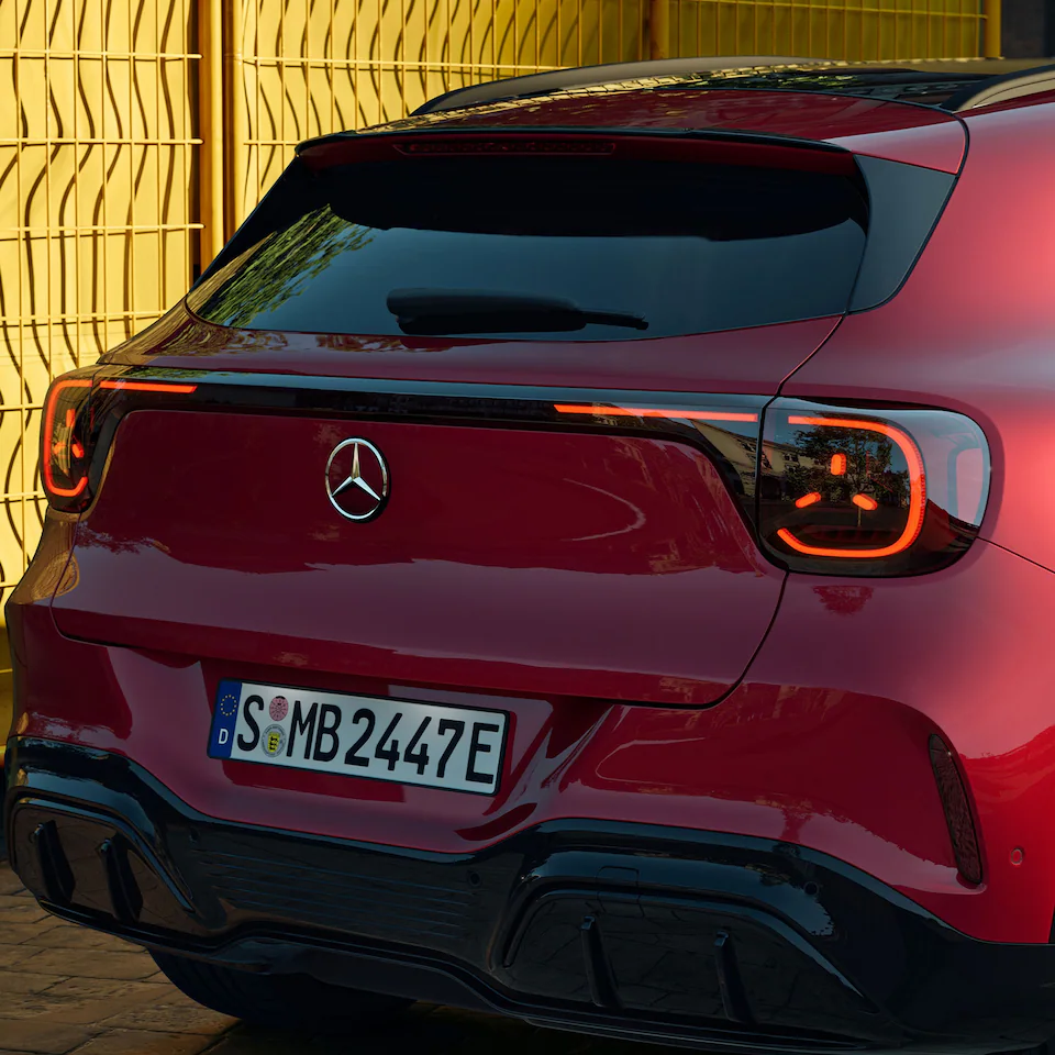 Naujasis Mercedes GLA: trys ekranai, 657 km rida – bet bus ir benzininė versija 3 Mercedes-Benz GLA 2026 galas