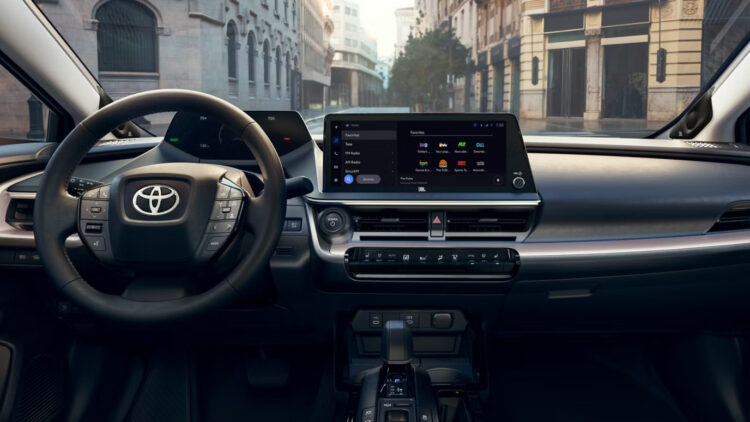 Toyota Prius 2027 interjeras salonas