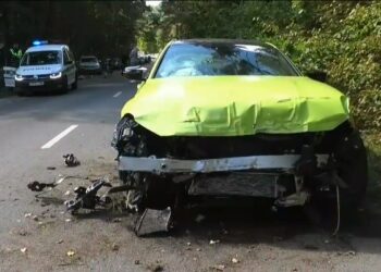 sudauzytas BMW M4 automobilis Vilniuje