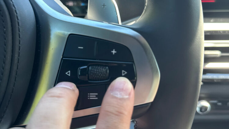 bmw vairas garso mygtukai
