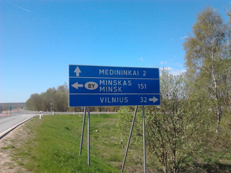 kelio zenklas medininkai minskas vilnius