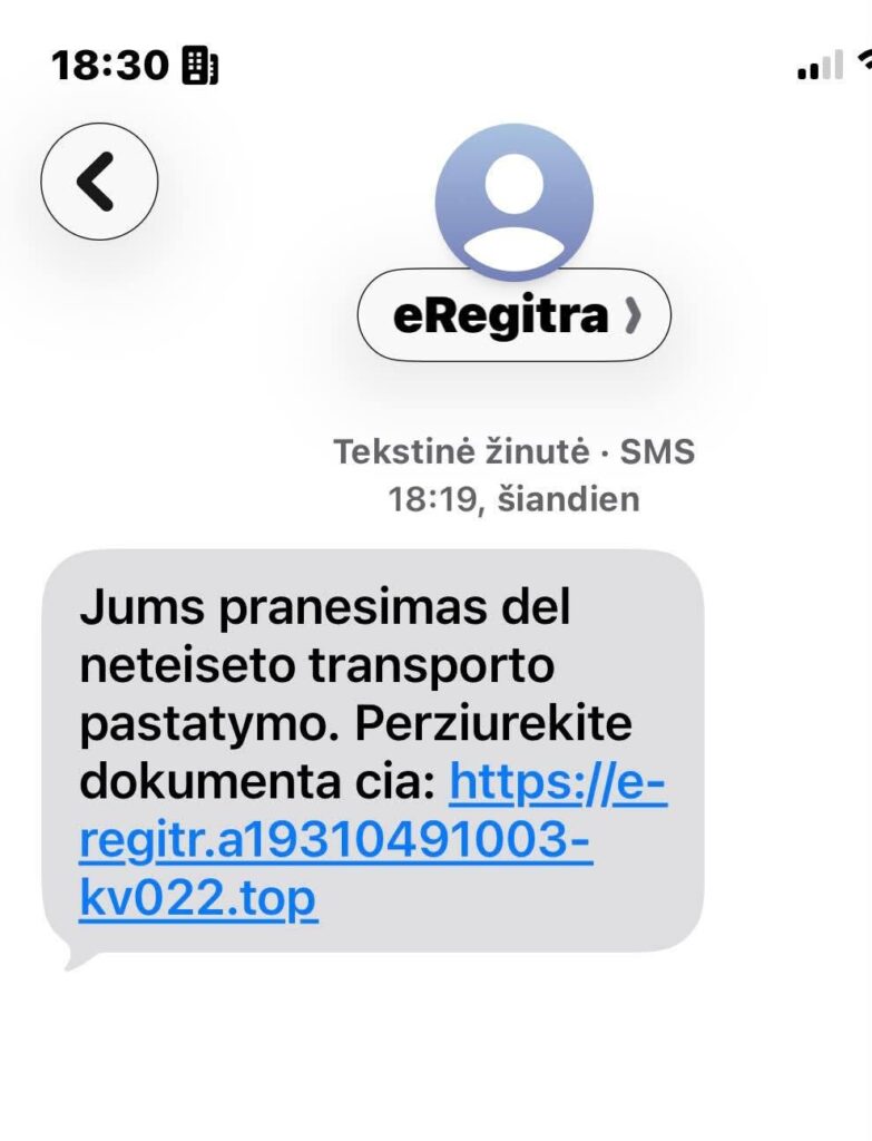 regitra-apsimetanciu-sukciu-sms-zinute-mobiliajame-telefone