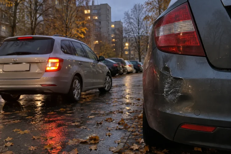Kliudėte stovintį automobilį