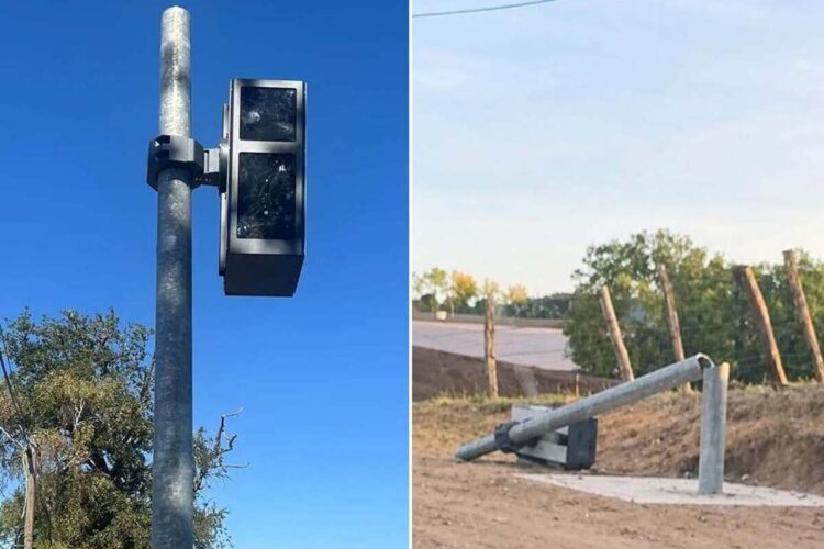 uzsienyje nupjautas greicio matuoklis