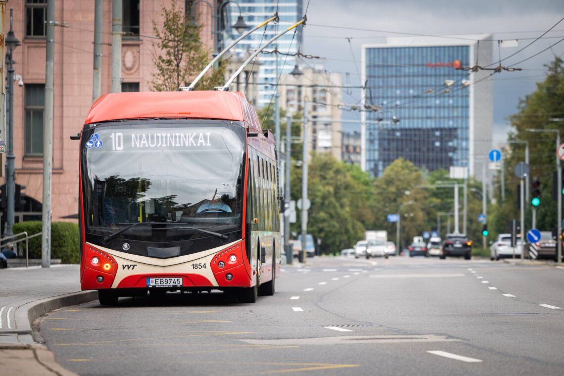 viesasis transportas troleibusas vilniuje