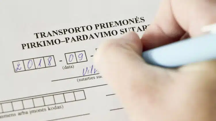 pirkimo pardavimo sutartis