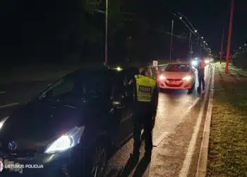 Reido Vilniaus apylinkese metu ikliuvo 6 neblaivus ir 6 neturintys teises vairuoti 1