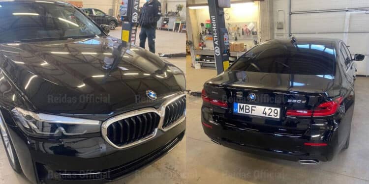 Naujas policijos nezymetas automobilis BMW G30 530D xDrive