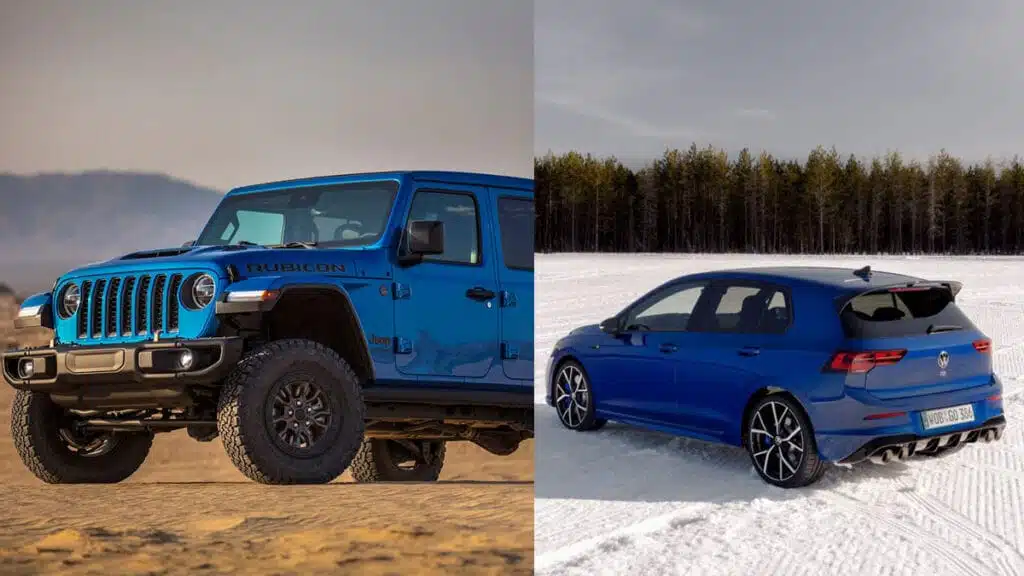 4wd jeep rubicon ir awd vw golf r