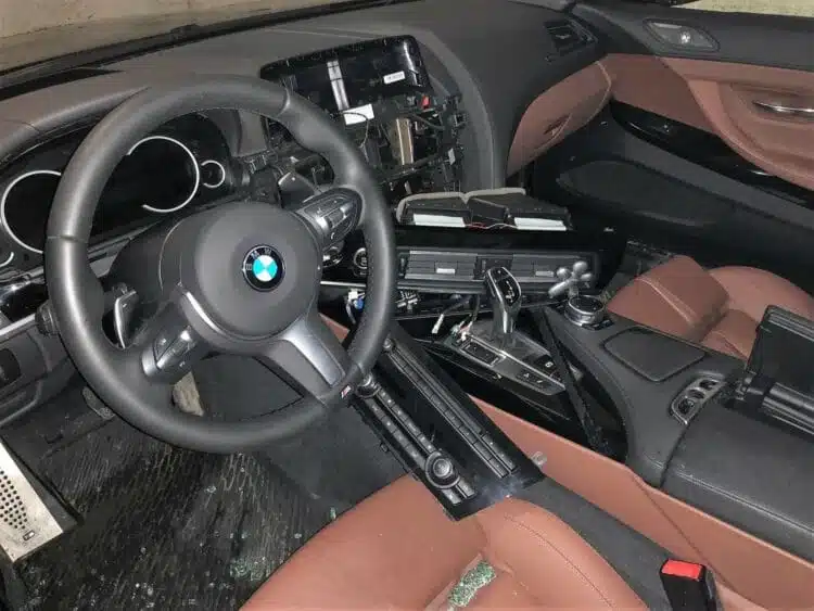 apvogtas bmw automobilis vagyste