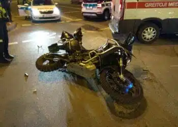 motociklas avarija eismo ivykis
