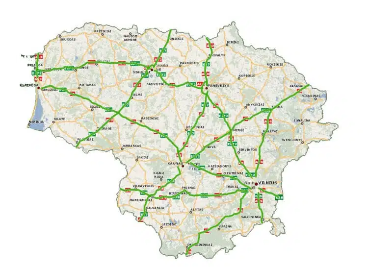 mokami keliai lietuvoje zemelapis