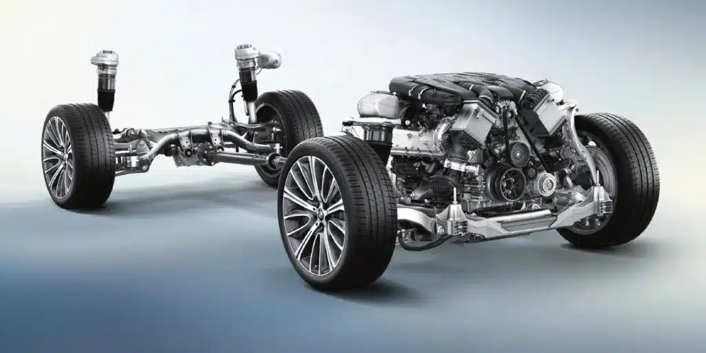 bmw 7 serijos pneumatine pakaba