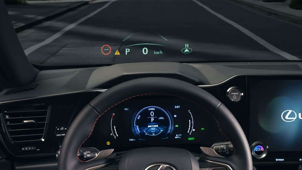 lexus hibridinio automobilio vidus