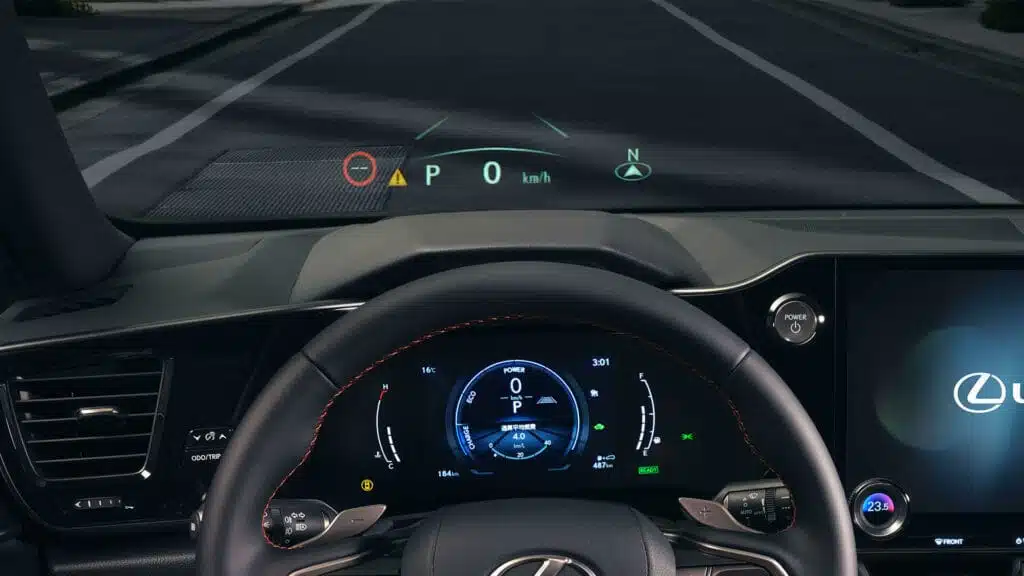 lexus hibridinio automobilio vidus