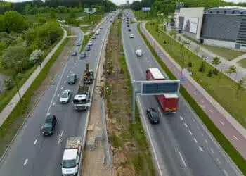 kelio remonto darbai ozo gatveje
