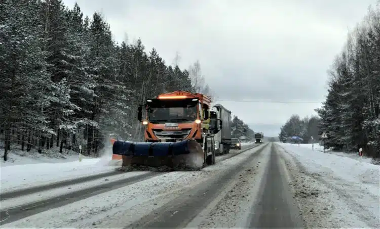 valstybines reiksmes keliai ziema