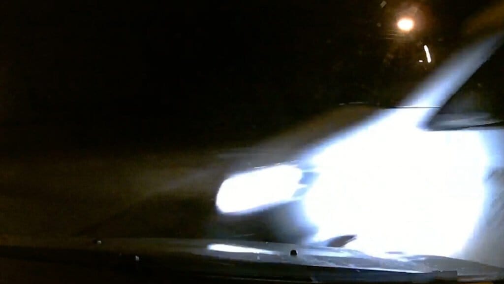 Užfiksuotas dviejų automobilių susidūrimas