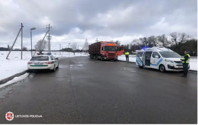 lietuvos policija reidas roadpol
